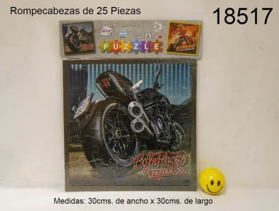 Imagen de ROMPECABEZAS DE 25 PIEZAS "MOTORCYCLES"4.24